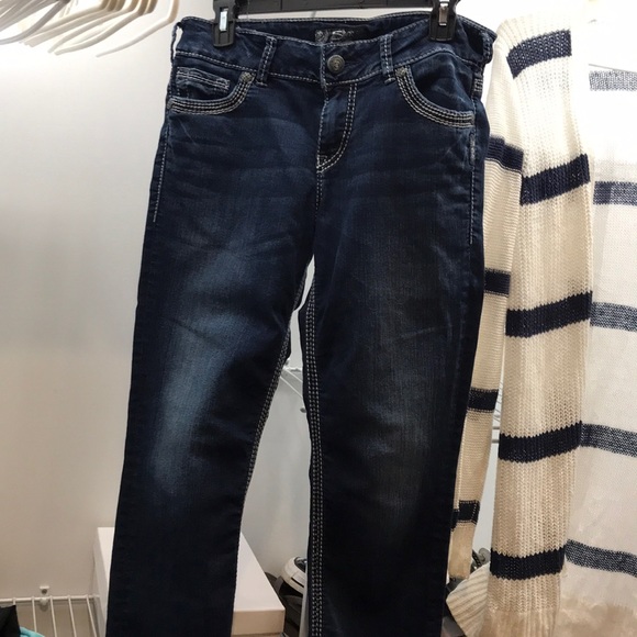 Blue Capris - Picture 1 of 2